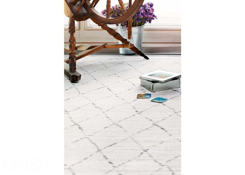 NARMA smartWeave® matto Voose white 100x240 cm kuvasuurennos