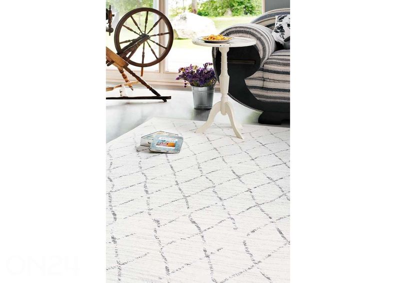 NARMA smartWeave® matto Voose white 200x300 cm kuvasuurennos
