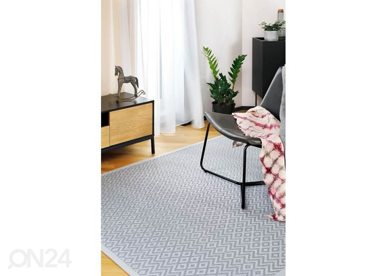 Narma smartWeave® TWIN matto Are hopea 70x140 cm kuvasuurennos