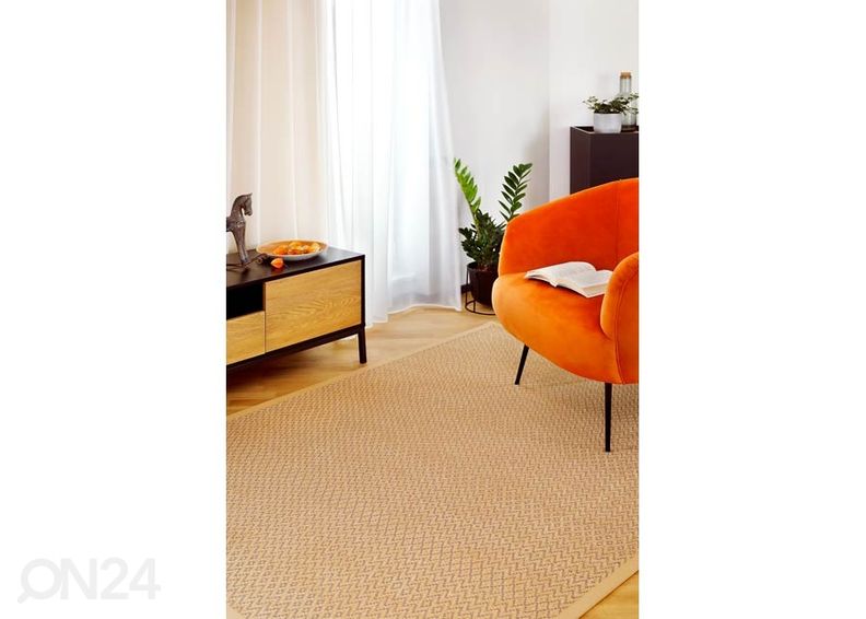 Narma smartWeave® TWIN matto Are kulta 70x140 cm kuvasuurennos