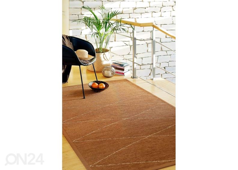 Narma smartWeave® TWIN matto Kauri caramel 70x140 cm kuvasuurennos