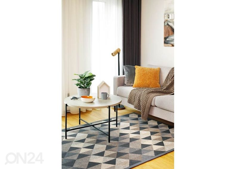 Narma smartWeave® TWIN matto Kiva harmaa 70x140 cm kuvasuurennos