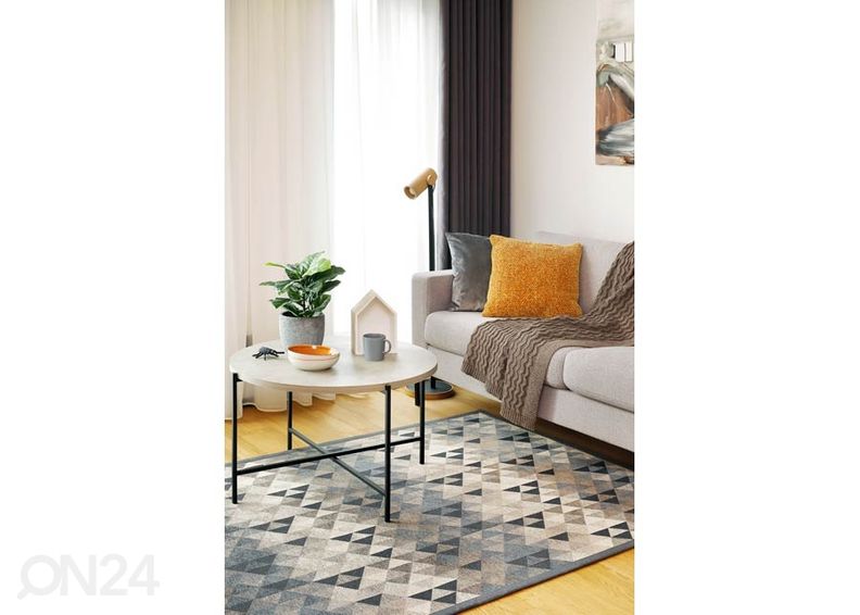 Narma smartWeave® TWIN matto Kiva harmaa 70x140 cm kuvasuurennos