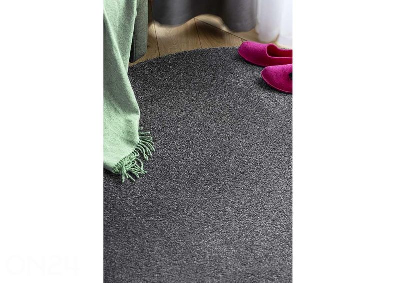 Narma tuftattu matto Jazz™ grey Ø 133 cm kuvasuurennos