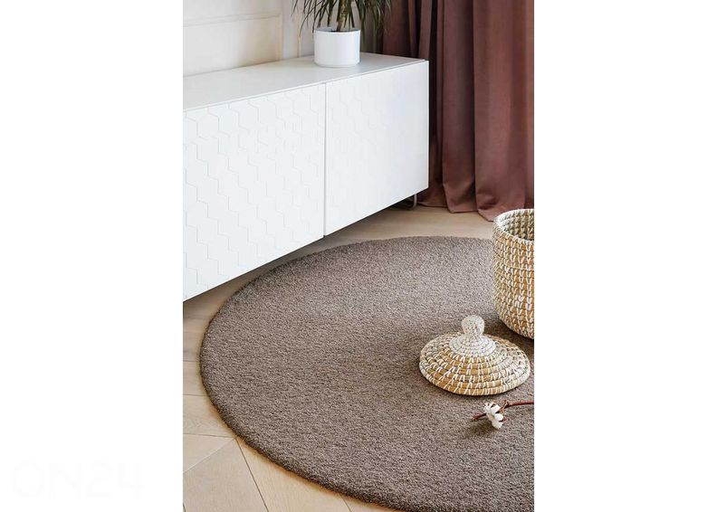 Narma tuftattu matto Jazz™ linen Ø 133 cm kuvasuurennos