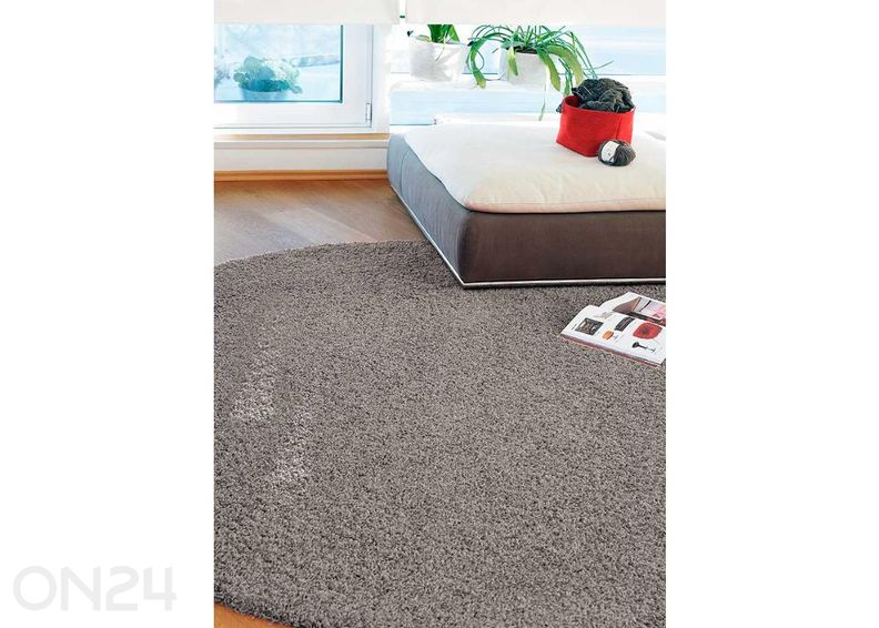 Narma tuftattu matto Sweet™ greige pyöreä Ø 133 cm kuvasuurennos