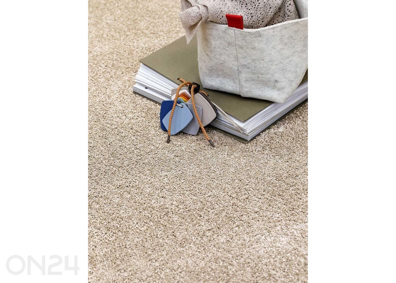 Narma tuftattu matto Sweet™ kermanvärinen pyöreä Ø 200 cm kuvasuurennos