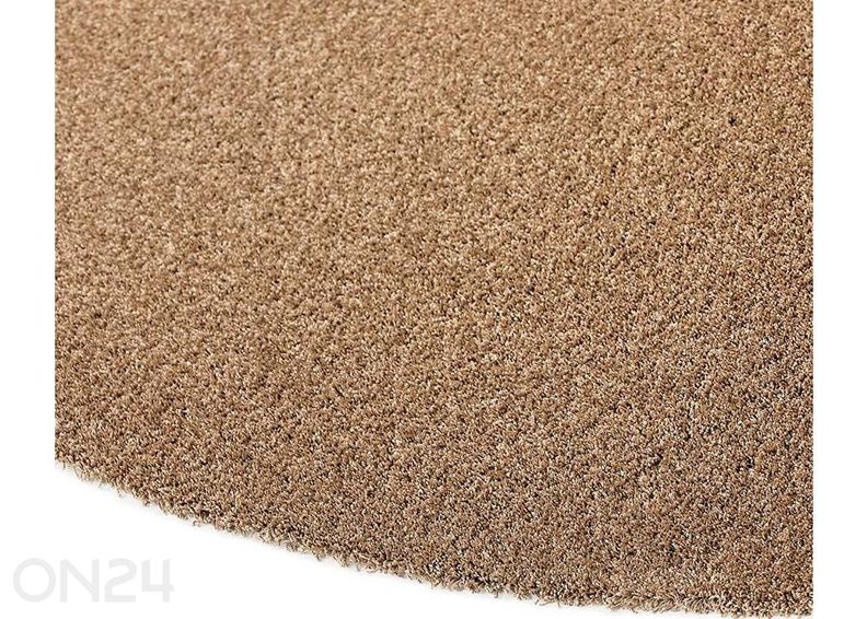 Narma tuftattu matto Sweet™ kullanvärinen pyöreä Ø 200 cm kuvasuurennos