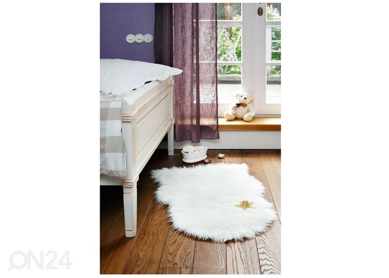 Narma Vegan Fur plyysimatto Dolly ivory 60x90 cm kuvasuurennos