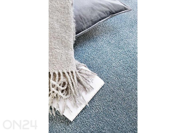 Narma velour matto Noble™ blue 67x133 cm kuvasuurennos
