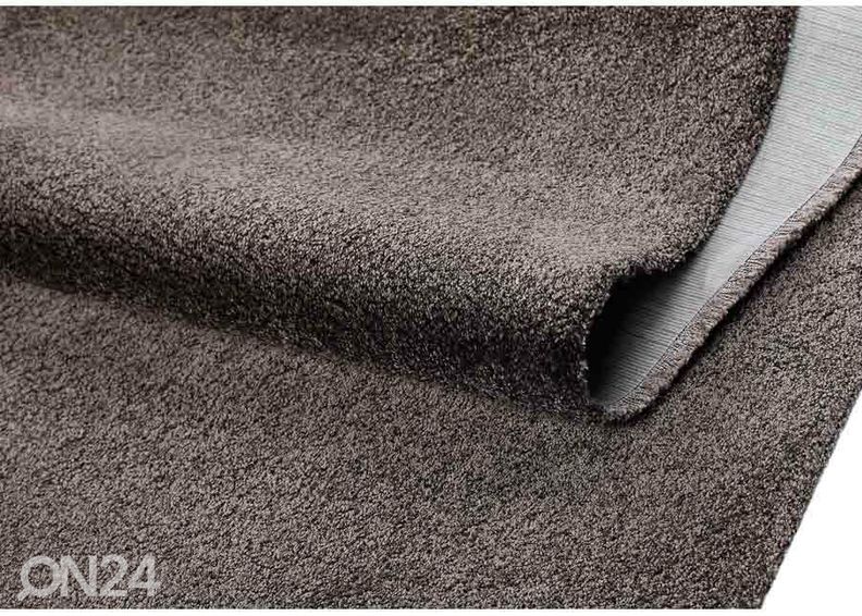 Narma velour matto Noble™ brown pyöreä Ø 200 cm kuvasuurennos