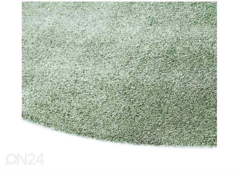 Narma velour matto Noble™ green pyöreä Ø 200 cm kuvasuurennos
