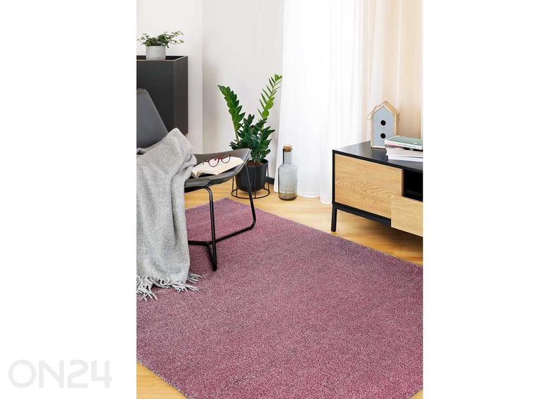Narma velour matto Noble™ lilac pyöreä Ø 133 cm kuvasuurennos