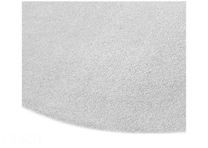 Narma velour matto Noble™ salt pyöreä Ø 200 cm kuvasuurennos