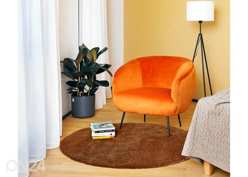 Narma velourmatto Noble™ pyöreä Ø 133 cm kuvasuurennos