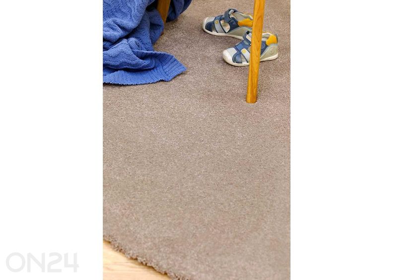 Narma velourmatto Wow™ pyöreä cocoa Ø 133 cm kuvasuurennos