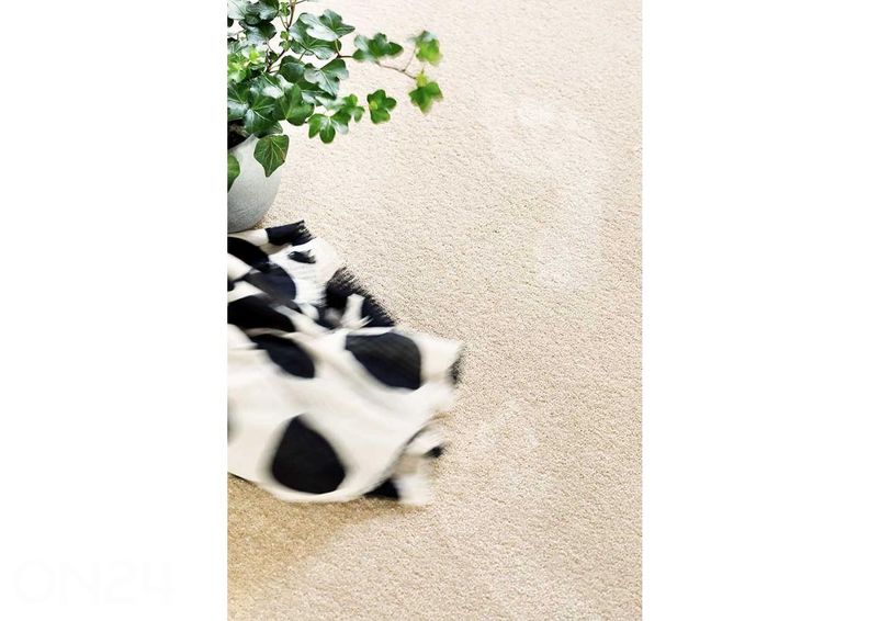 Narma veluurimatto Eden™ cream 67x133 cm kuvasuurennos
