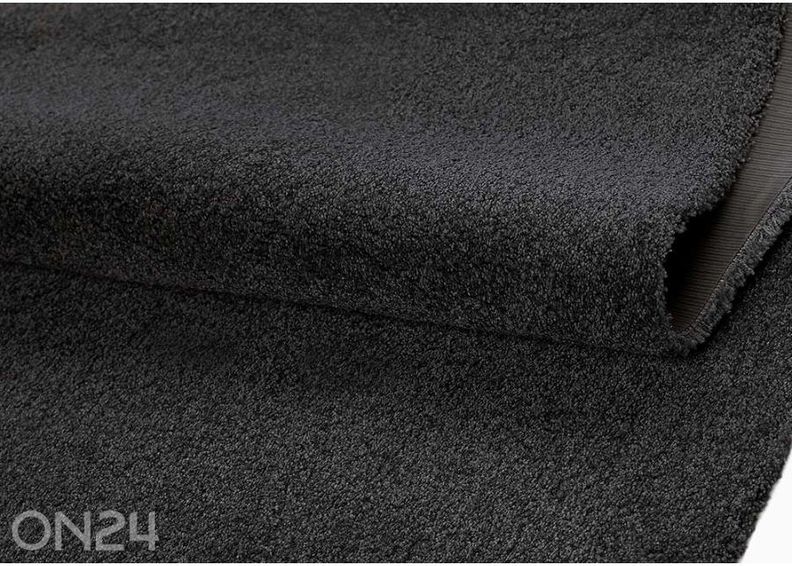 Narma veluurimatto Noble™ pyöreä carbon Ø 200 cm kuvasuurennos