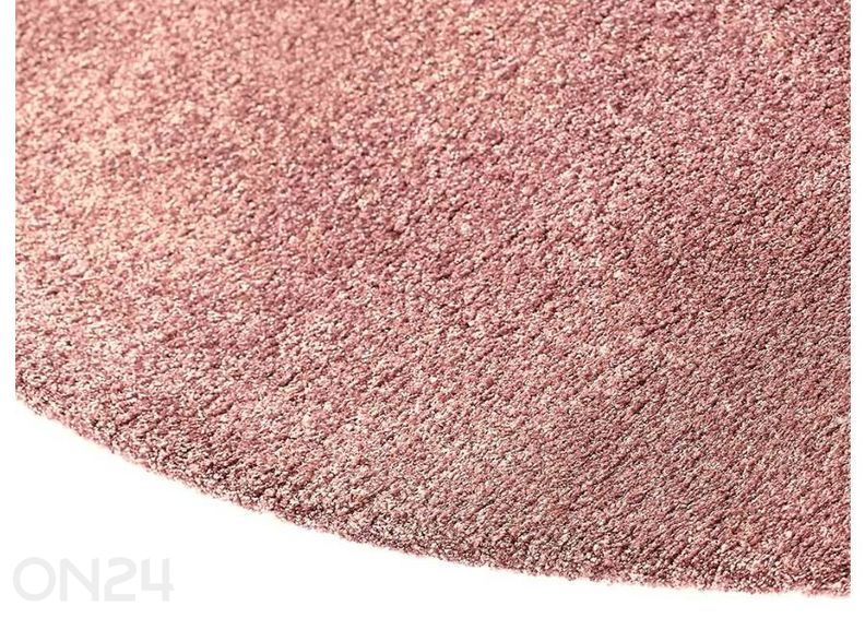 Narma veluurimatto Noble™ pyöreä coral Ø 200 cm kuvasuurennos