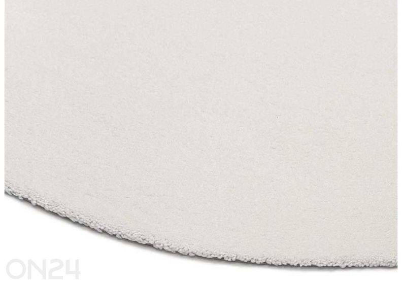 Narma veluurimatto Wow™ valkoinen pyöreä Ø 133 cm kuvasuurennos