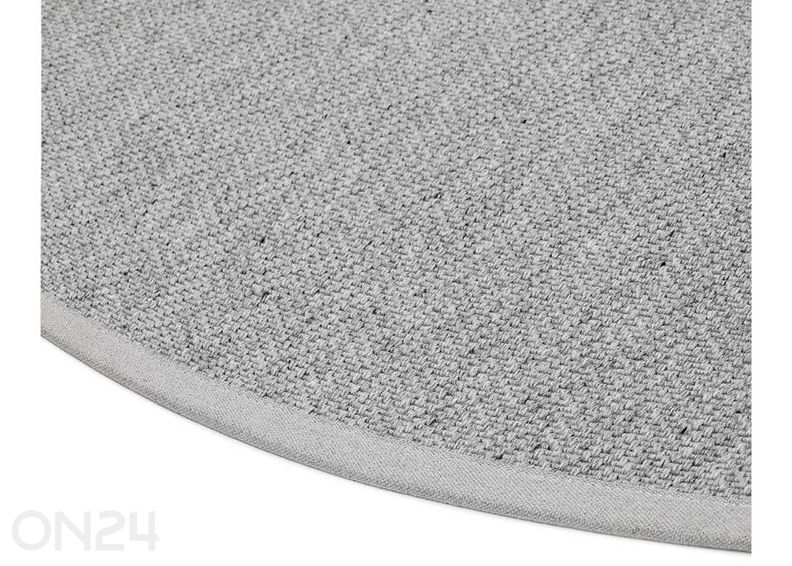 Narma villamatto Bergen™ pyöreä grey Ø 160 cm kuvasuurennos