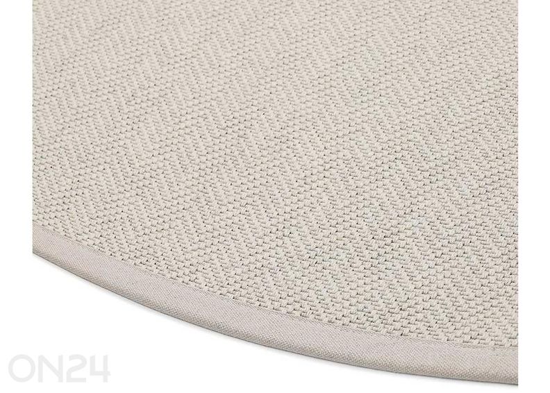 Narma villamatto Bergen™ pyöreä white Ø 160 cm kuvasuurennos