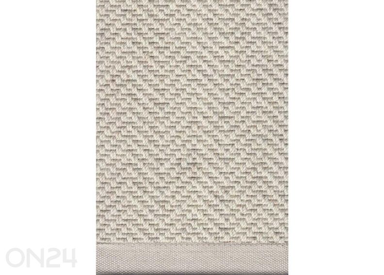 Narma villamatto Bergen™ pyöreä white Ø 200 cm kuvasuurennos