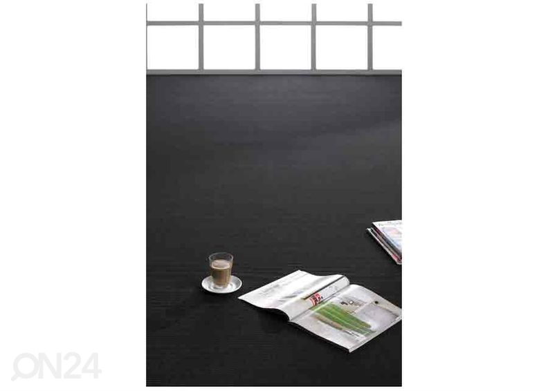 Narma villamatto Credo™ black pyöreä Ø 200 cm kuvasuurennos