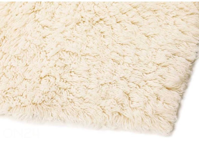 Narma villamatto Flokati white 140x200 cm kuvasuurennos