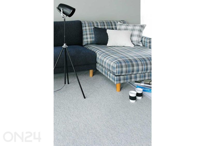 Narma villamatto Savanna™ pyöreä grey Ø 200 cm kuvasuurennos