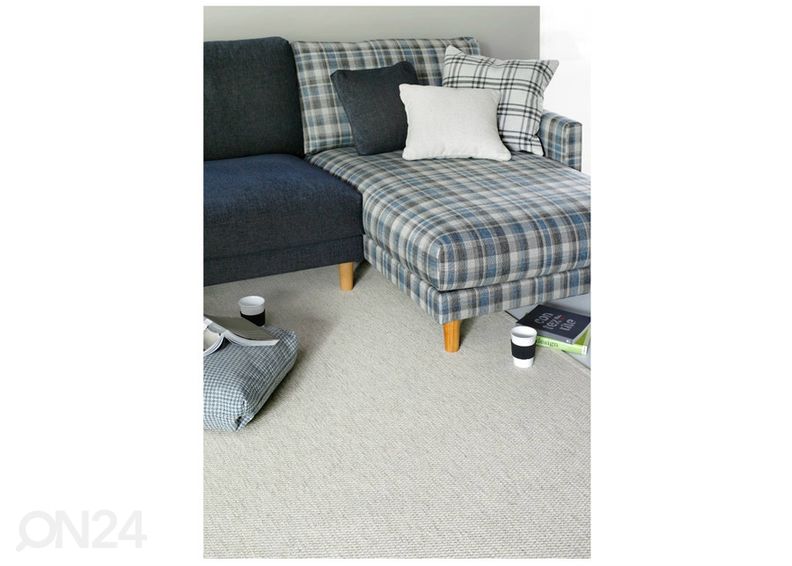 Narma villamatto Savanna™ valkoinen 80x160 cm kuvasuurennos