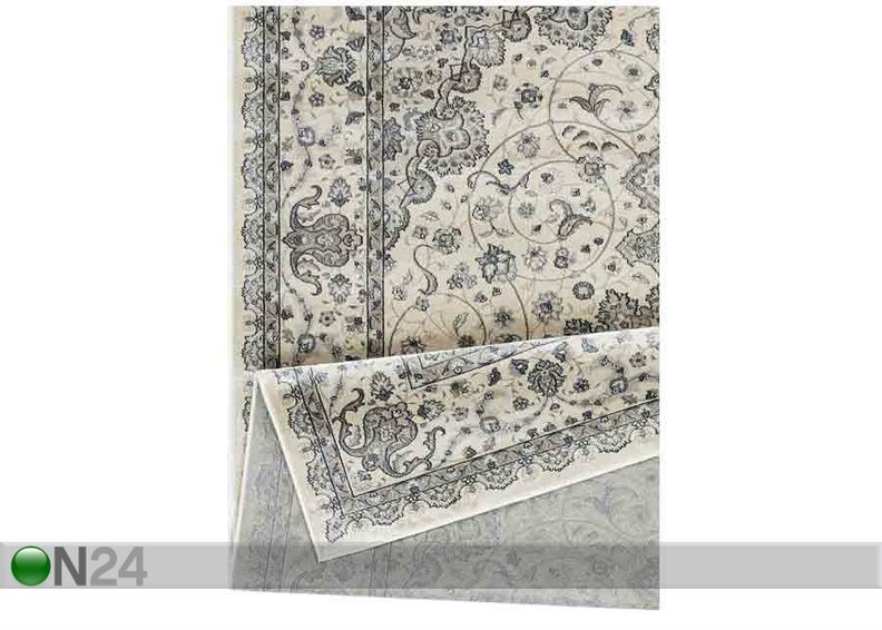 Narma viskoosimatto Fatima hiekka/sininen 80x125 cm kuvasuurennos