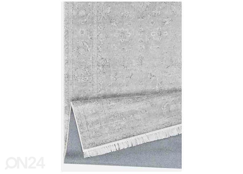 Narma viskoosimatto Maya silver 65x135 cm kuvasuurennos