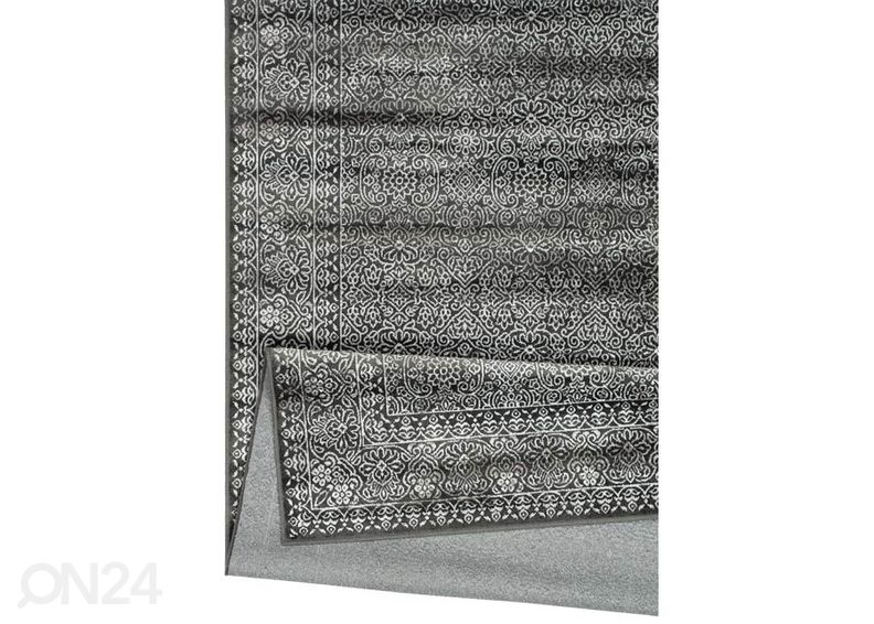 Narma viskoosimatto Orient hiilenharmaa 133x190 cm kuvasuurennos