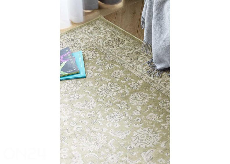Narma viskoosimatto Yasmin green 67x140 cm kuvasuurennos