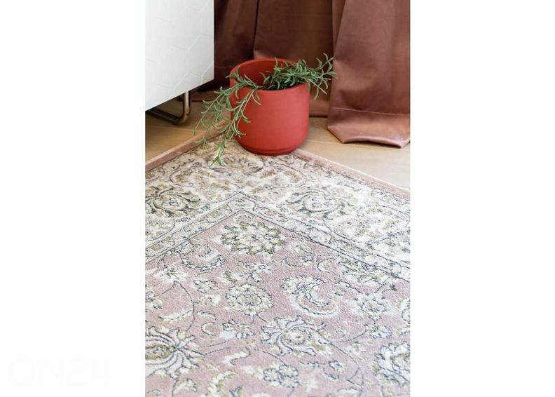 Narma viskoosimatto Yasmin rose 80x200 cm kuvasuurennos