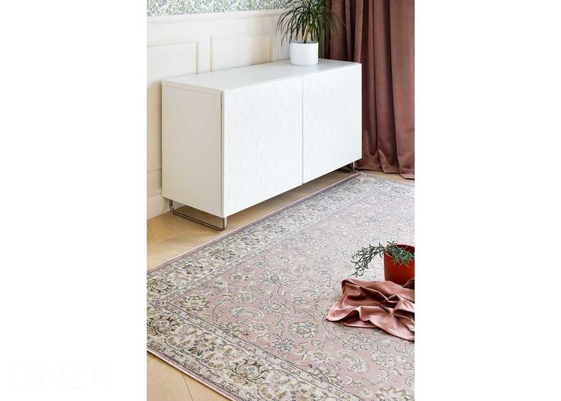 Narma viskoosimatto Yasmin rose 80x200 cm kuvasuurennos