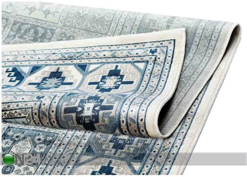 Narma viskoosimatto Zahra sand-blue 160x230 cm kuvasuurennos