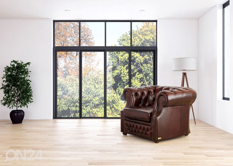 Nojatuoli Chesterfield kuvasuurennos