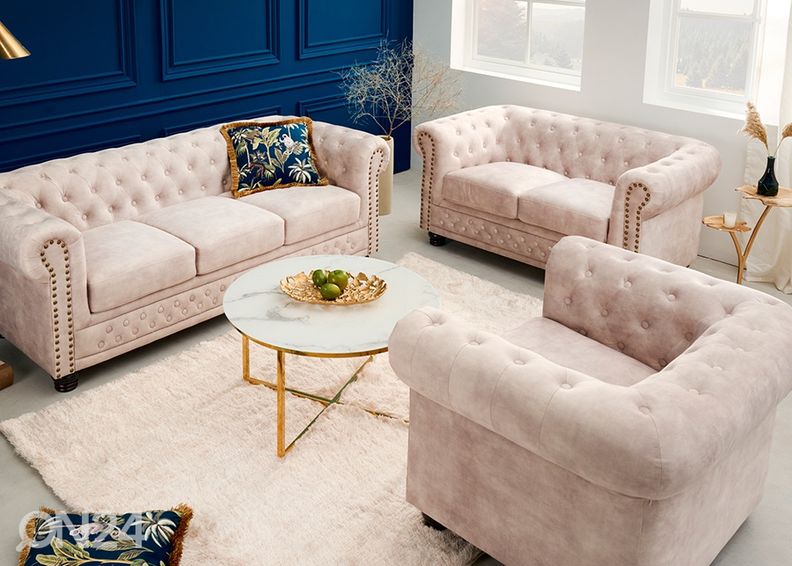 Nojatuoli Chesterfield kuvasuurennos