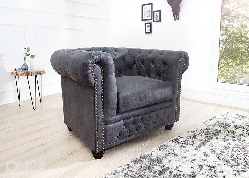 Nojatuoli Chesterfield kuvasuurennos