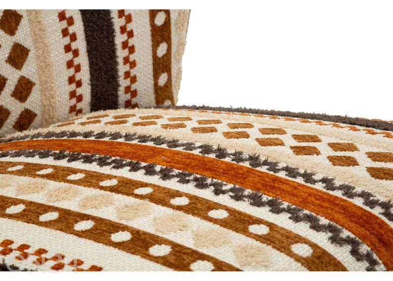 Nojatuoli Ethnic, värikäs kuvasuurennos