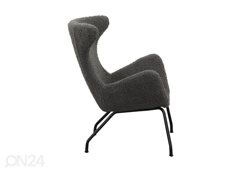 Nojatuoli, harmaa kuvasuurennos