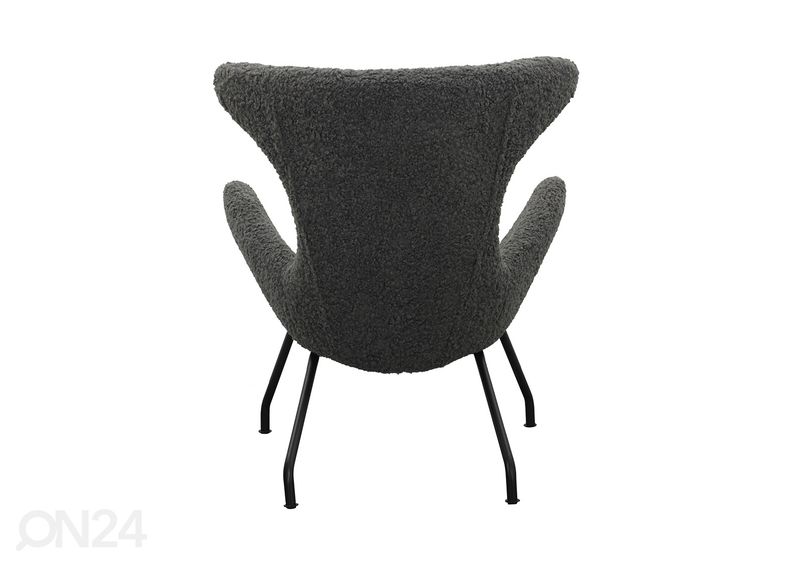 Nojatuoli, harmaa kuvasuurennos