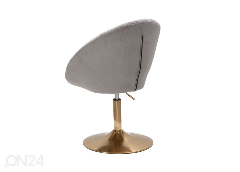 Nojatuoli Lounge, vaaleanharmaa kuvasuurennos