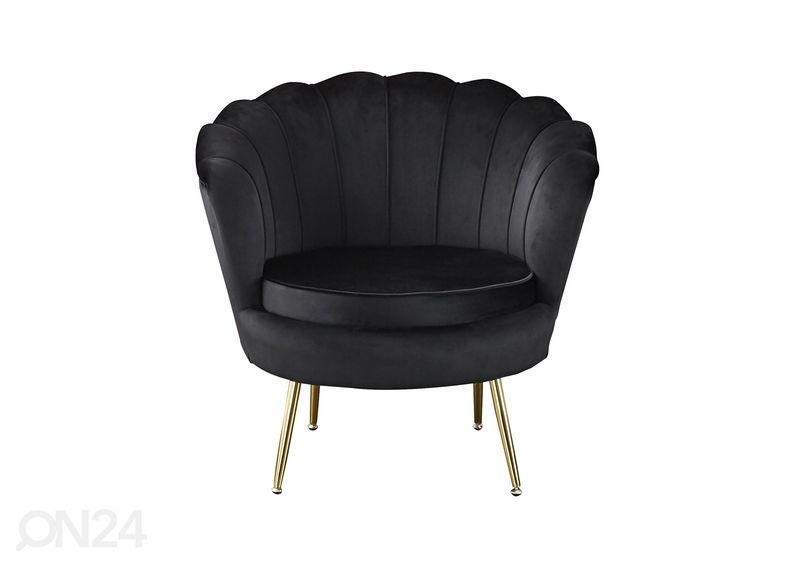 Nojatuoli, musta kuvasuurennos