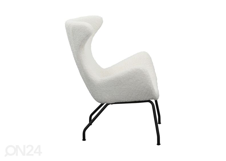 Nojatuoli, valkoinen kuvasuurennos