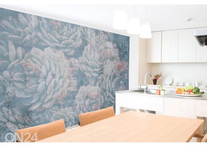 Non-woven kuvatapetti Aloe Abstract 225x250 cm kuvasuurennos