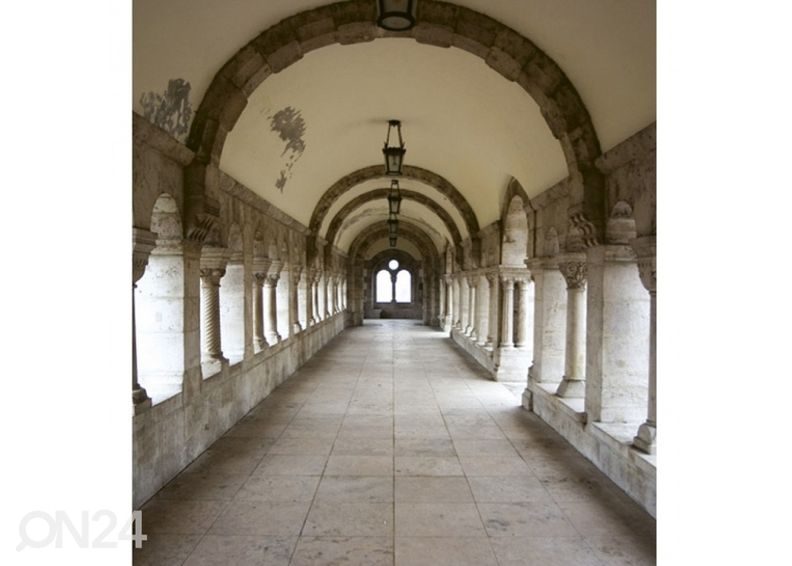 Non-woven kuvatapetti Ancient corridor 150x250 cm kuvasuurennos
