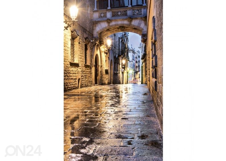 Non-woven kuvatapetti Ancient street 375x250 cm kuvasuurennos